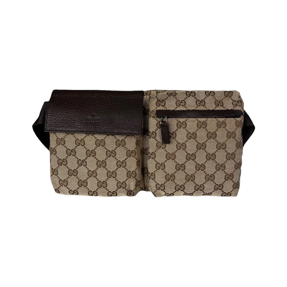 Gucci Beige and Brown Crossbody Bag